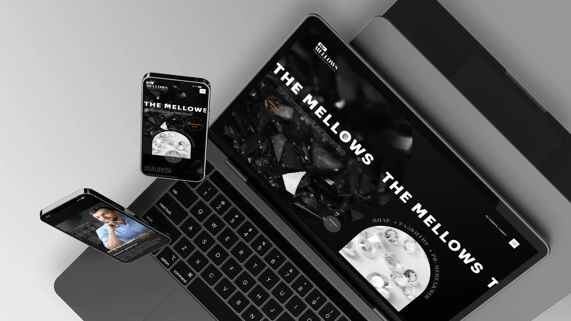 Разработка сайта креативного агентства «The Mellows» в Кашире