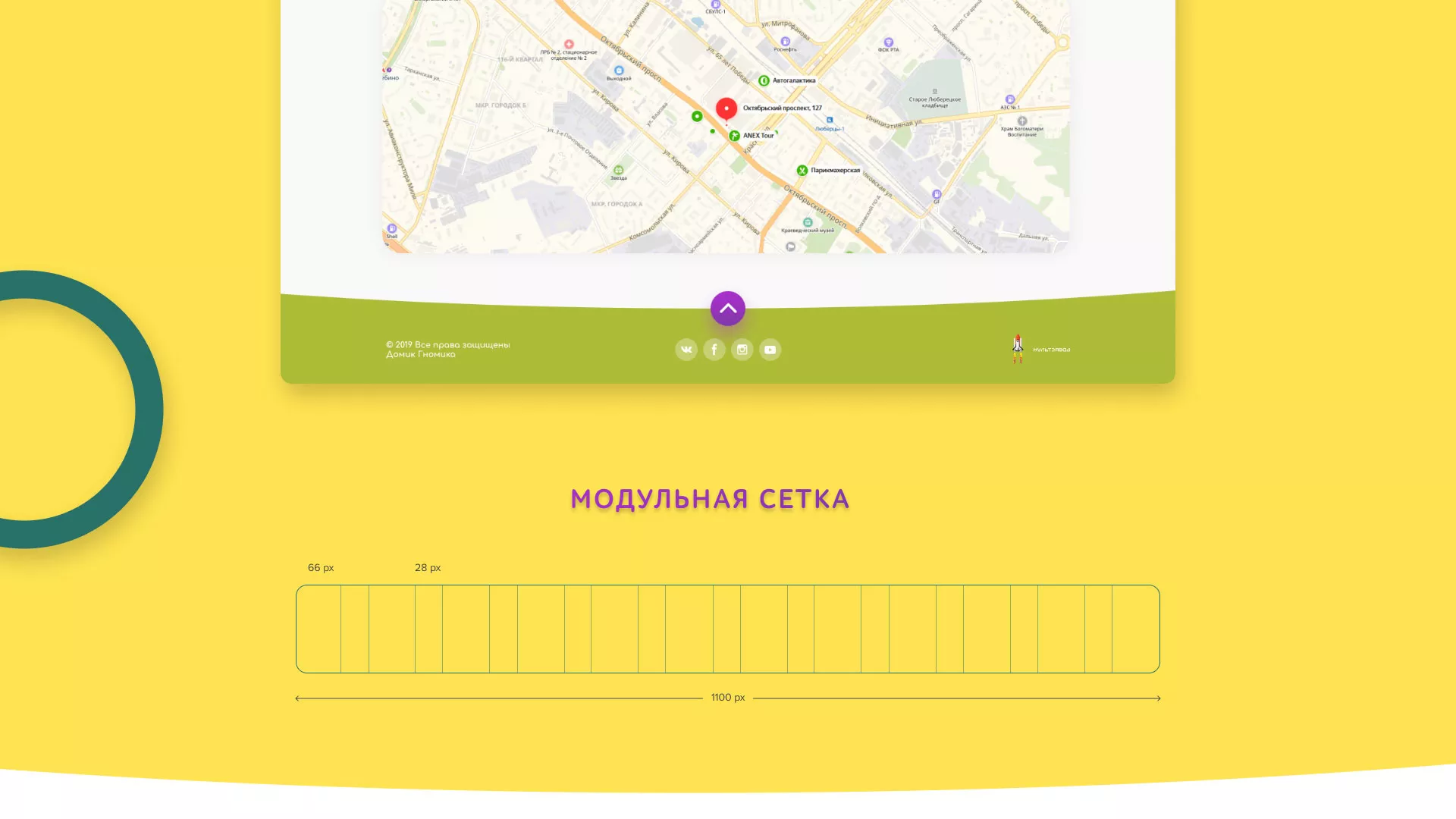 Разработка сайта детского активити-клуба «Домик гномика» в Кашире